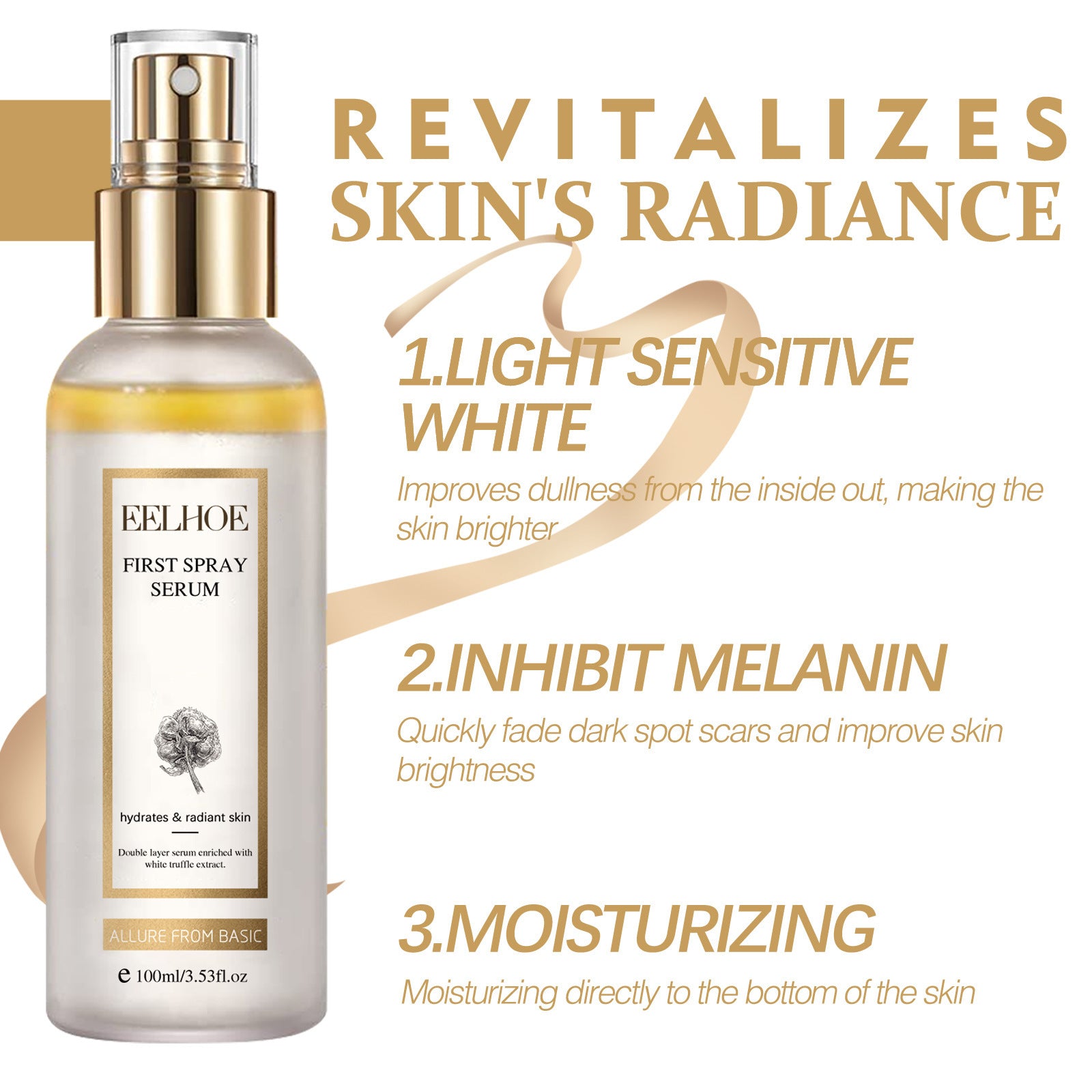 Moisturizing And Nourishing Spot Fading Skin Rejuvenation Spray